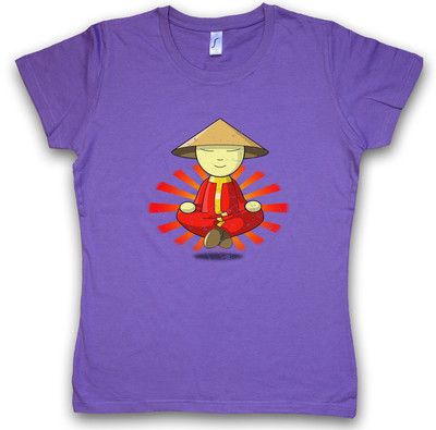 ZENMASTER DAMEN T-SHIRT - Zen Buddhist Buddist Buddhism Buddhismus Japan Om