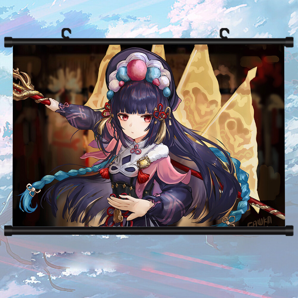 New Anime Game Genshin Impact Yun Jin Wall Scroll Painting Poster Gift  40*60 cm | eBay