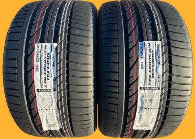TWO NEW 315/35R20 110W Bridgestone Dueler H/P HP Sport RFT Run Flat BMW Tires