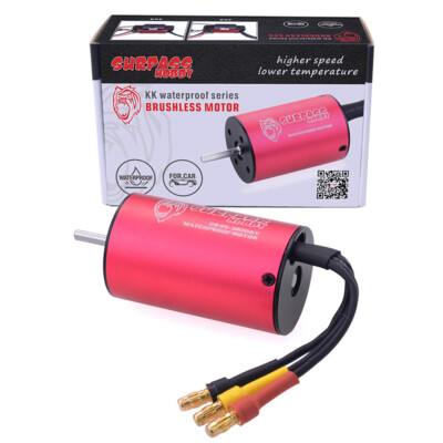 SURPASSHOBBY 2845 3800KV Brushless Motor 4 Pole 3.175mm for 1/12 RC Racing Car