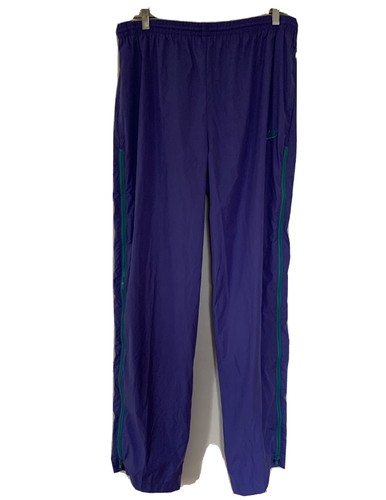 Vintage cremallera completa Nike Rompevientos Pantalones de pista púrpura  de hombre talla grande de Hong Kong | eBay
