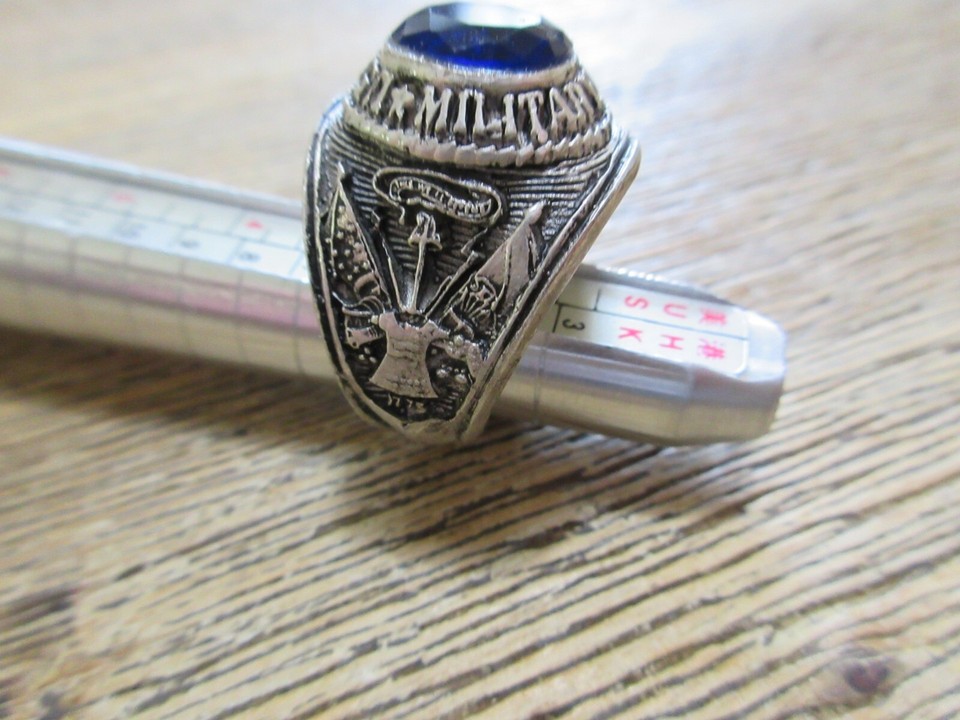 US Army United States Mp Military Police Insignia Ring WWII D-Day Nam ...