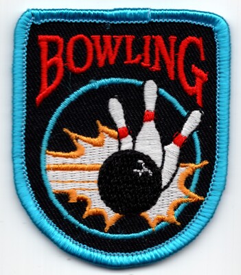 Bowling c2000 Scout Activity Fun Patch Strike Sports Game Bowling Ball 2x2.5''