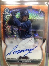Jair Casanova Bowman 1st Chrome 23 Auto /25 