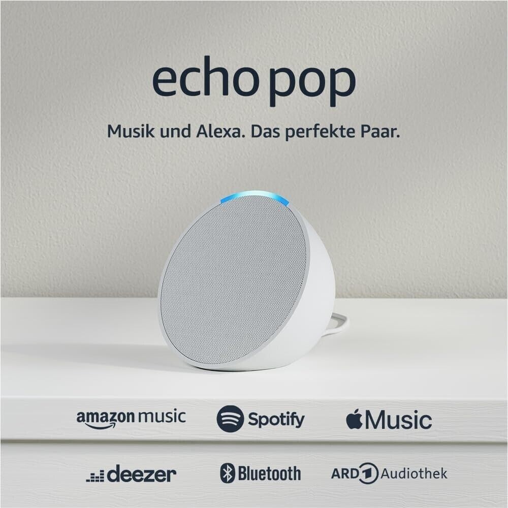 Thumbnail - Amazon Echo Pop Smart Lautsprecher - Weiß - Neu - Ovp - Vom Händler