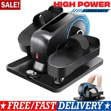 2-in-1 Under Desk Elliptical Machine, Ellipse Leg Exerciser for Seniors &Adults!