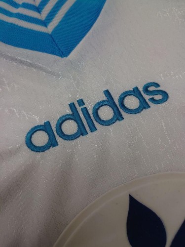 Vintage Olympique Marseille adidas Soccer Jersey Kit 96/97 Size M with Tag - Picture 6 of 8