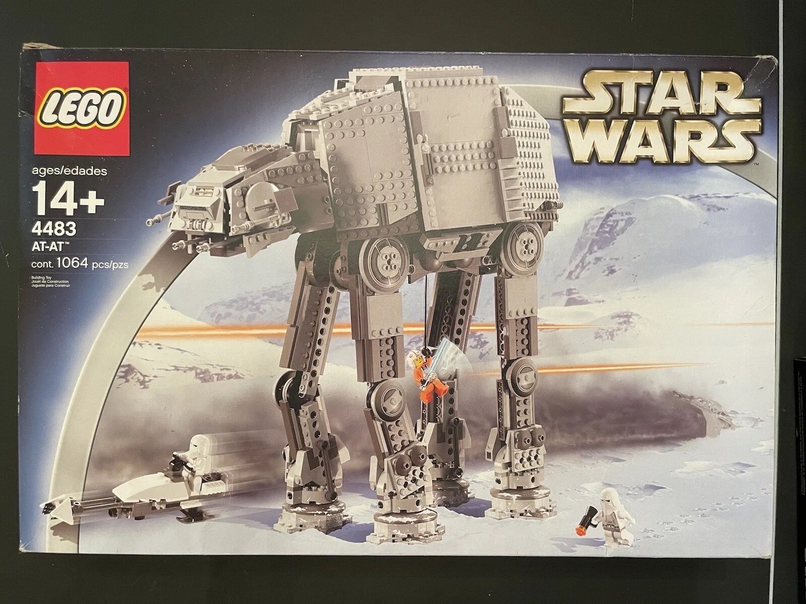 LEGO Star Wars: AT-AT (4483) Pre-owned, Complete All Minifigs, Box, Instructions