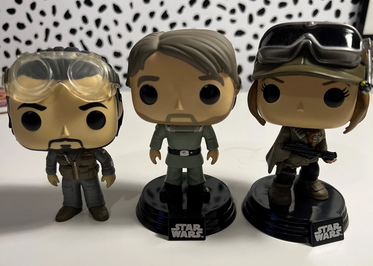 FUNKO POP STAR WARS ROGUE ONE LOT 3 BODHI ROOK 143 GALEN ERSO
