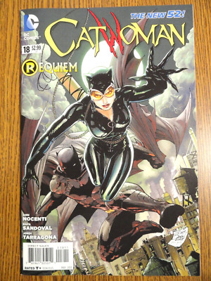 Catwoman #18 Tony Daniel A Cover Vfnm Batman Requiem Nocenti 1st Druck Dc Neu 52