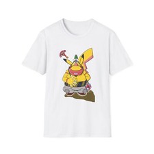 T-shirt cartone animato anni 80, maglietta retrò, il mago pancione - Pika eccì
