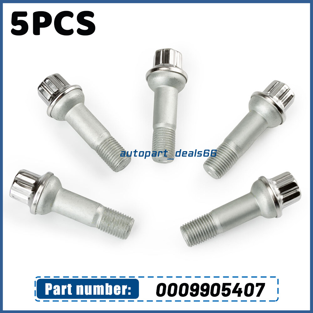 5x Wheel Lug Bolt Nuts 0009905407 For Mercedes-Benz CL GL GLK ML S