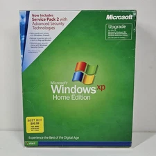 MICROSOFT WINDOWS XP HOME w/SP2 UPGRADE VERSION FOR 98/98SE/ME  Sealed