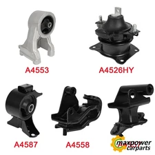 5pcs Engine Motor & Transmission Mount For Honda Odyssey 2007 Automatic EM9431