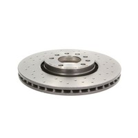 Bremsscheibe Brembo 09.9369.1X, Vorne, Gelocht, BelüFtet, Perforiert, 1 StüCk