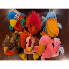 Birds of a Feather Beanie Baby Bundle   6 Unique Retired TY Originals