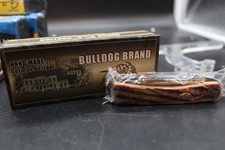 Bulldog Brand Premium 3-Blade Brown Handle Stainless Slipjoint BDG-173BRBN