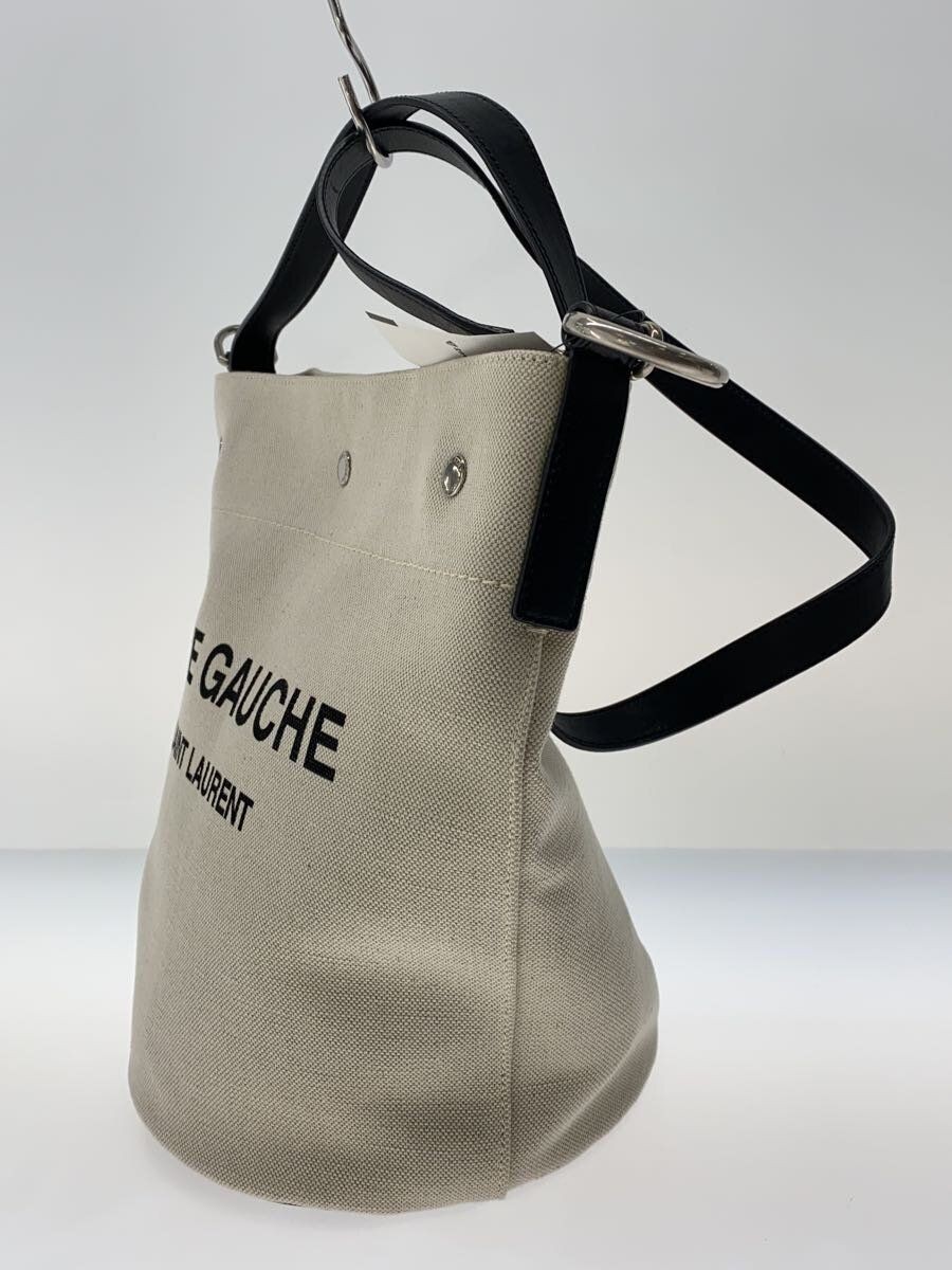 YVES SAINT LAURENT BORSA A TRACOLLA TELA BEIGE GNR669299 SECCHIELLO usata