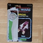 Star Wars Kenner VINTAGE POTF A-Wing Pilot Coin and Cardback 1985