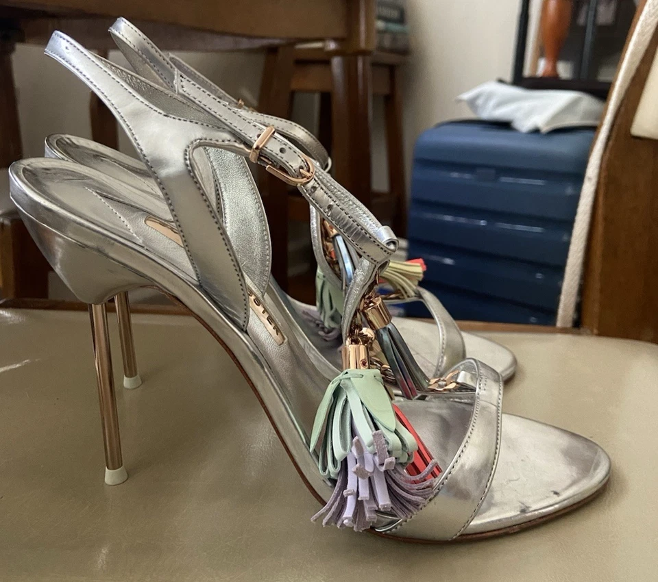 Туфли на каблуках OPHIA WEBSTER Silver Layla 40 - Изображение 3 из 4