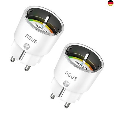 Tasmota Socket NOUS A1T, Smallest WiFi ESP8266 Smart Plug, 10A Mini WiFi
