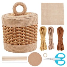 Macrame Basket Kit DIY Macrame Kit for Beginners Video Tutorials Basket Weavi...