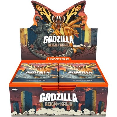 UNIVERSUS CCG GODZILLA REIGN OF KAIJU BOOSTER BOX 24 PACK SHIPS NOW