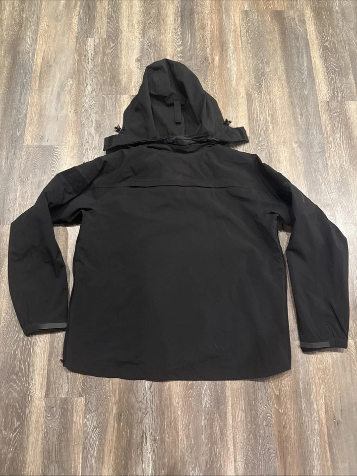 5.11 Tactical Hooded Jacket Mens Large Black Sabre 2.0 Zip Up Multiple Pockets - Image 2 of 4