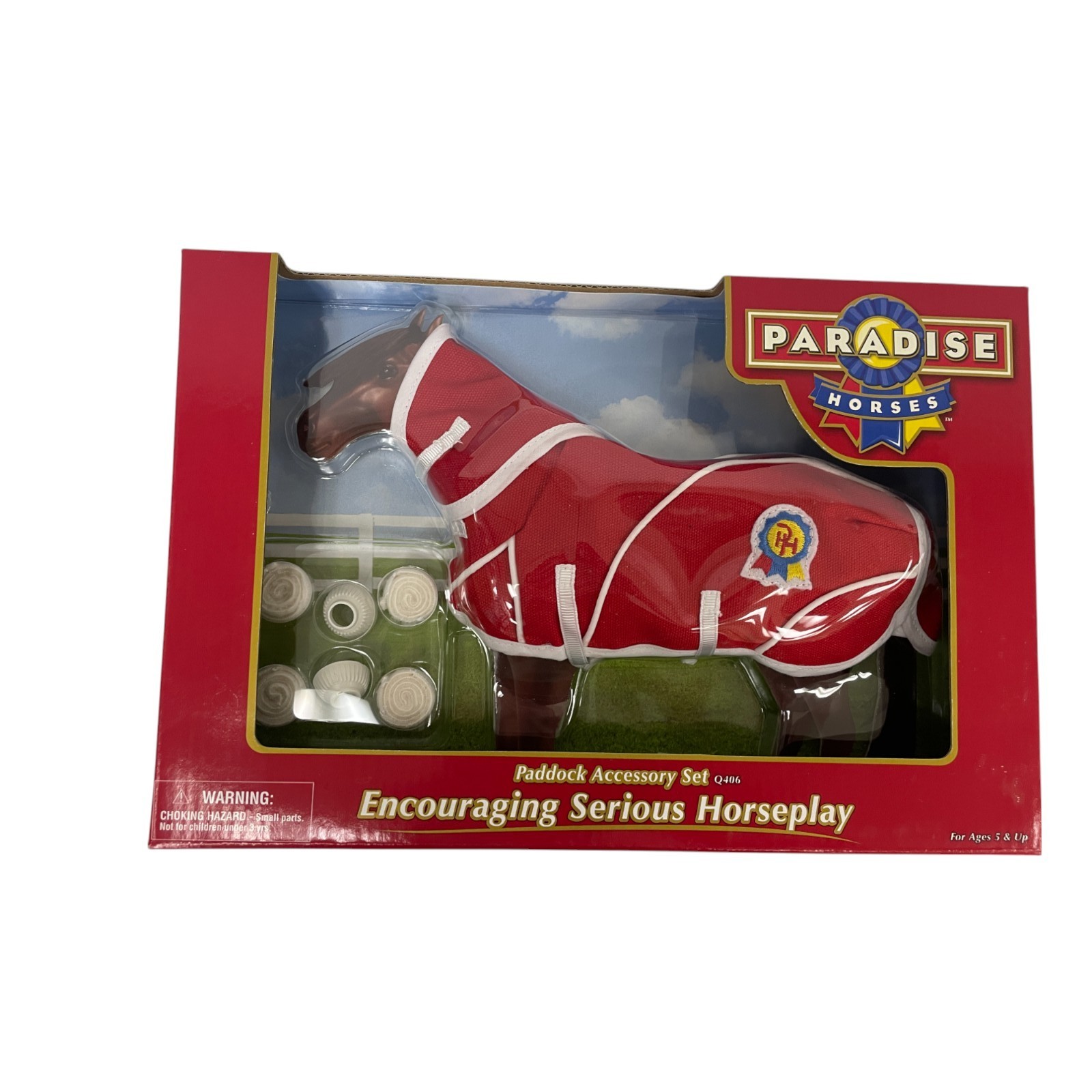 Paradise Horses Paddock Accessory Set Q406 Equestrian Toy Serious Horseplay NEW