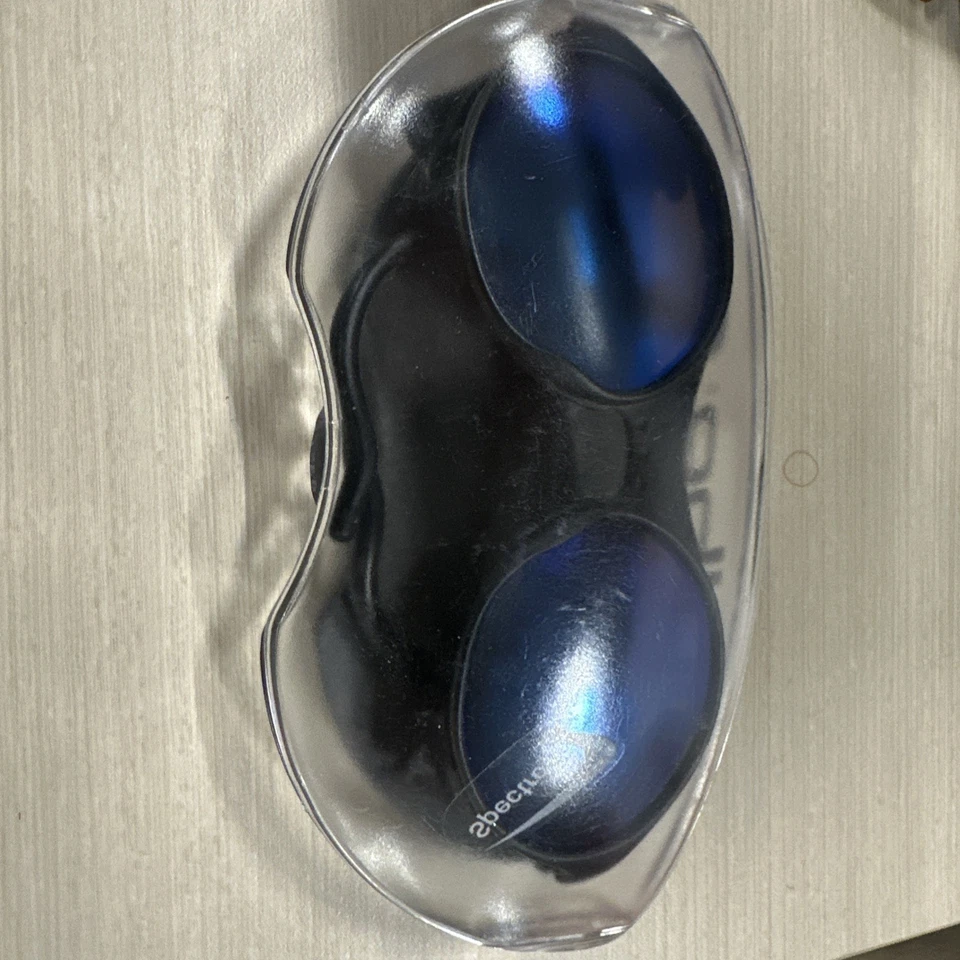 Gafas de sol Julbo Glacier Spectron 3 lentes marco negro azul espejo protectores laterales Foto 4 de 4