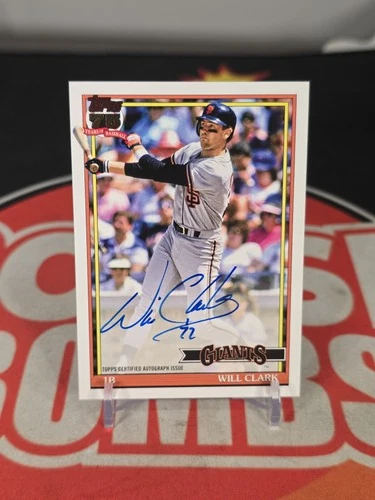 2026 Topps Series 1 Will Clark Red Foil (RAW)