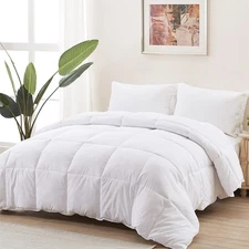 Duvet Insert King Comforter - Fluffy Down Alternative Fill Hotel Collection C...
