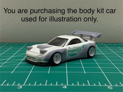Body Kit For Hotwheels Mazda Rx7 Rocket Bunny Kit For Diecast Custom Build