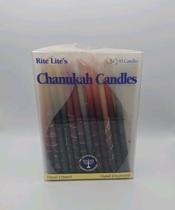 145 Qty LOT Hanukkah Candles Thin Premium Deluxe Express  Tapered Chanukah 4"-6"
