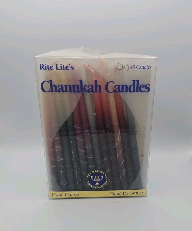 145 Qty LOT Hanukkah Candles Thin Premium Deluxe Express  Tapered Chanukah 4"-6"