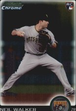 2010 Bowman Chrome Draft #BDP83 Neil Walker Rookie Card RC . rookie card picture