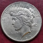 1927 Peace Dollar $1 Silver High Grade BU UNC Uncirculated #94493