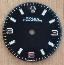 Vintage Rolex Oyster Perpertual Glossy Watch Dial For 31mm Midsize Case 77080