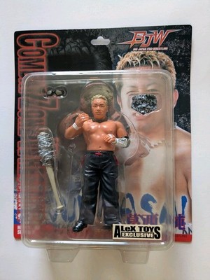 Jun Kasai Blond Black Bandana Wrestling Figure MOC Alex Toys CZW Big Japan GCW