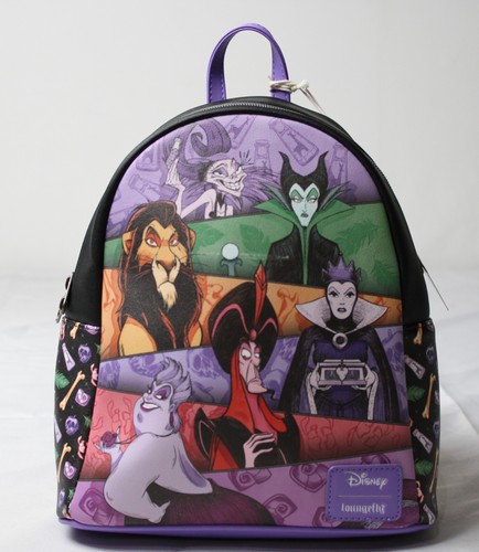 Disney Loungefly Women's Colorful Villians Panels Mini Backpack CL8 Multi OS