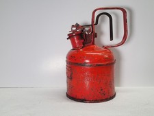 Vintage Justrite Mfg Orange Safety Can 1 Quart Underwriters Laboratories