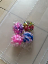 Stress Balls Set, Squishy Stress Ball, 4 Pack Squeeze Ball for Adults, Autism Hy