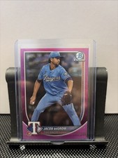 2025 Bowman Chrome Fuchsia Wave Refractors #47 Jacob deGrom RANGERS /299