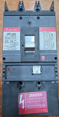 SGLA36AT0400 400 Amp 600V 3 Pole GE Circuit Breaker W/400 Amp trip