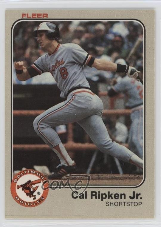 1983 Fleer Cal Ripken Jr #70 HOF 11z5