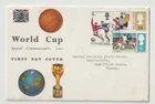 1/6/1966 UK GB FDC - World Cup Football - Jules Rimet Cup - Rickmansworth CDS