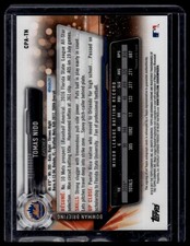 2017 Bowman #BCP64 Matt Thaiss Chrome Prospects Gold Shimmer #/50
