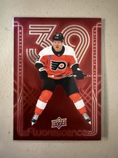 2024 Upper Deck Series 2 Hockey #F10 Matvei Michkov Fluorescence Red Rookie