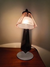 RARA LAMPADA TAVOLO MAZZEGA NASON ETICHETTA  murano venini barovier
