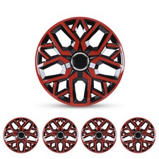 4 Pack Black Red 17 Universal Wheel Rims Cover Hubcaps Snap On Car Truck Suv 4 Pack Black Red 17 Universal Wheel Rims Cover Hubcaps Snap On Car Truck Suv